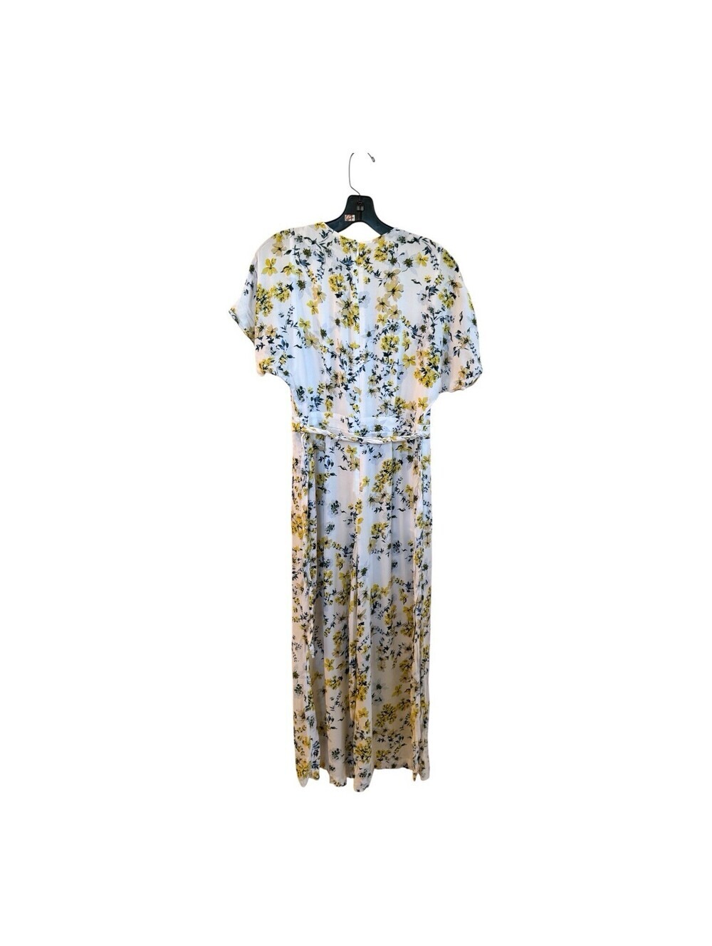 Banana Republic Dixie Floral Jumpsuit,Blue, Yellow Floral SIZE 2 Petite - Picture 3 of 7